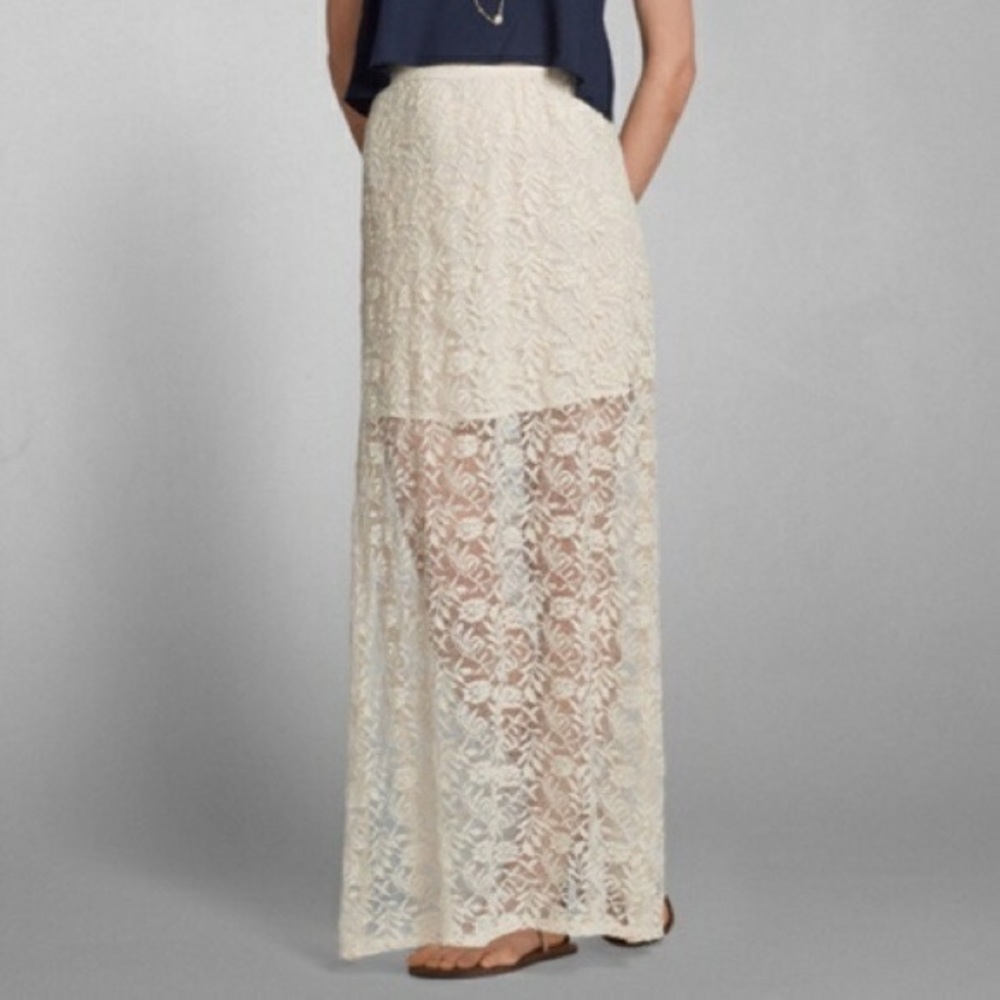 Abercrombie lace maxi skirt